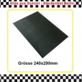 1x Gummiplatte SBR 240x200x1,5mm